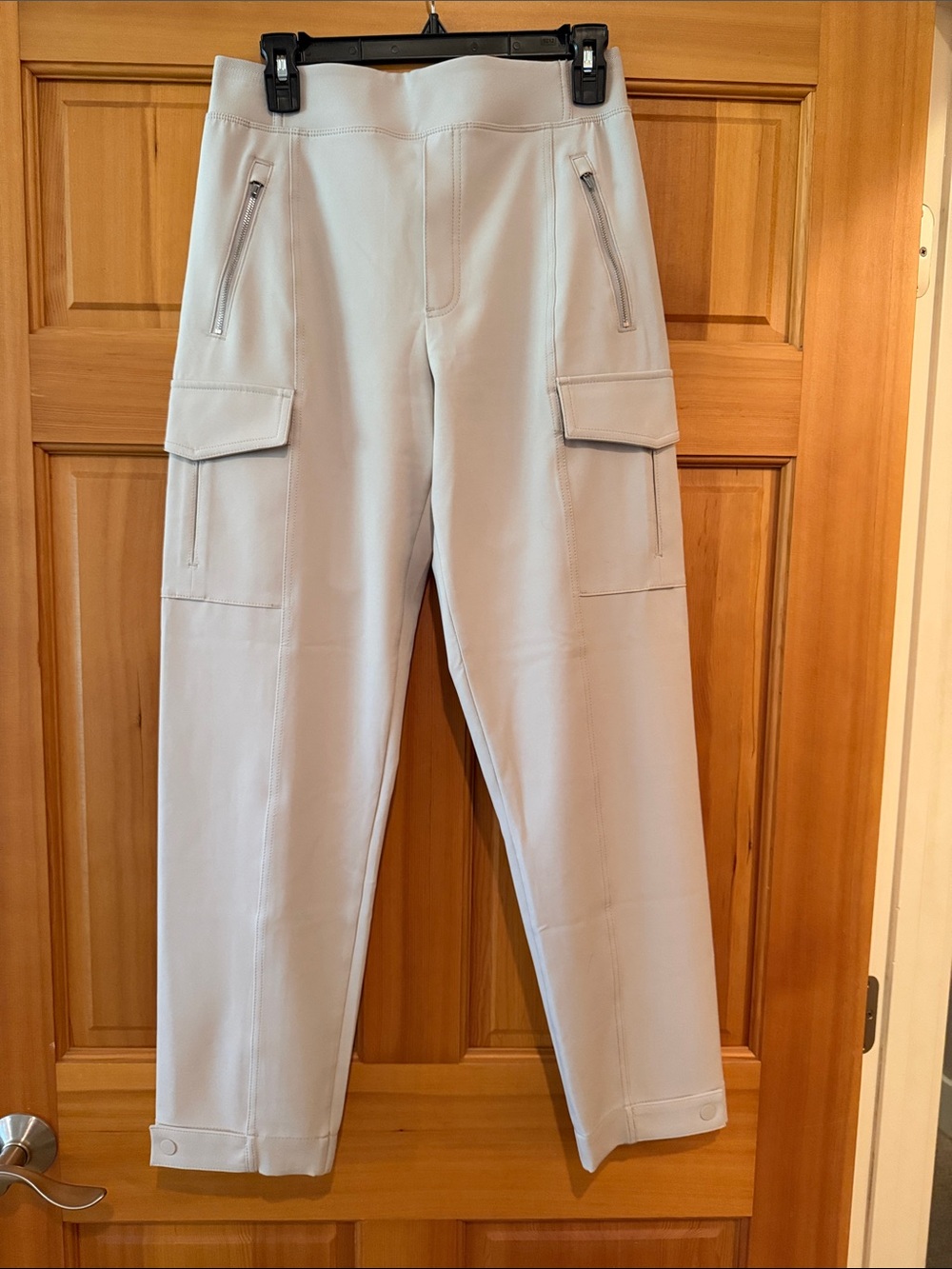 Athleta Light Gray Cargo Jogger Pants